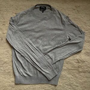 A.P.C. Women’s cotton/cashmere Gray Sweater